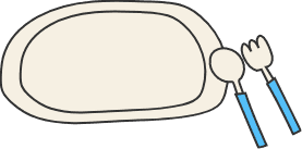 朝食後のイラスト