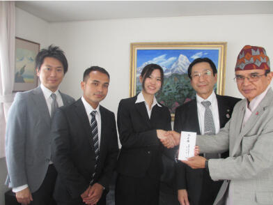 ネパール大地震募金についてのお礼とご報告 ニュース 明海大学 Meikai University